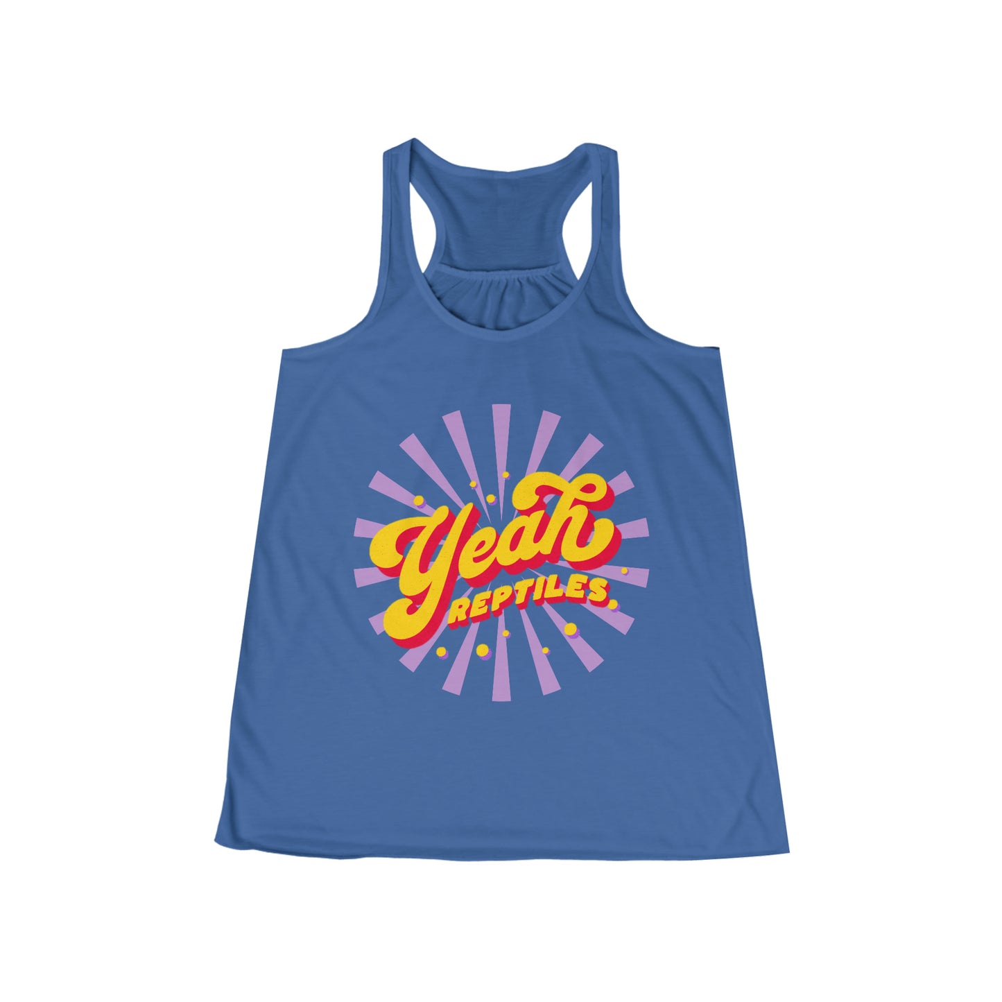 Yeah Reptiles Women's Flowy Racerback Tank
