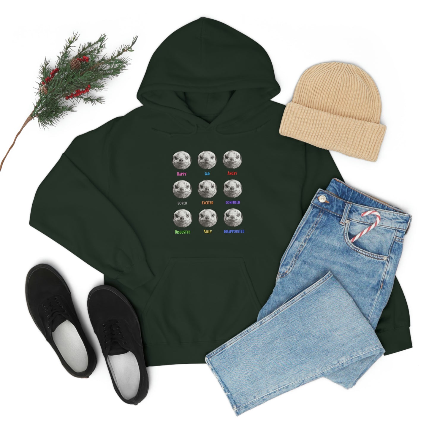 Emotional Tortoise Hooded Sweatshirt