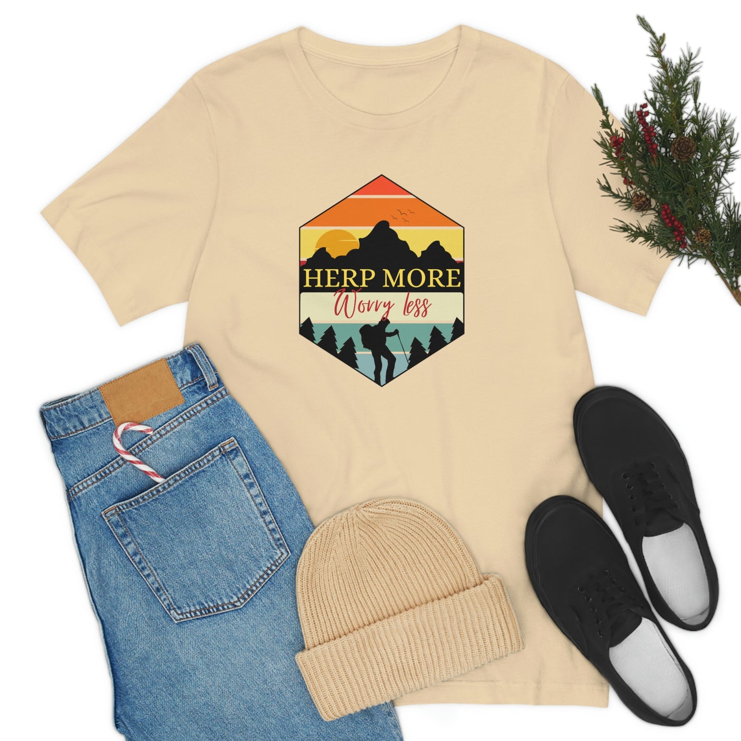 Herp More, Worry Less T shirt
