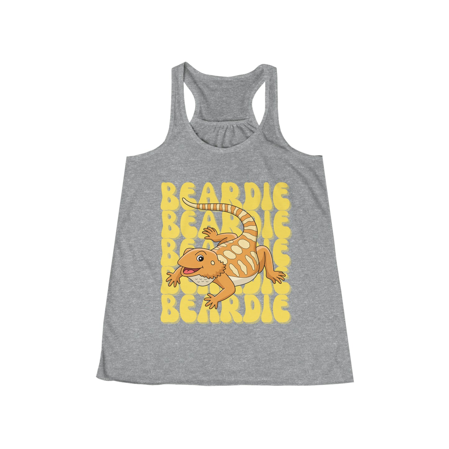 Beardie Beardie! Women's Flowy Racerback Tank