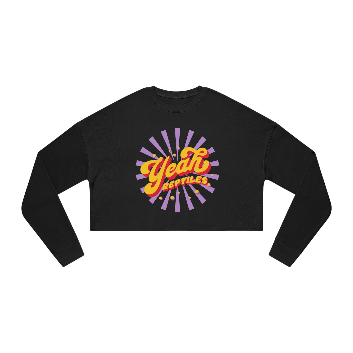 Yeah Reptiles Women's Cropped Sweatshirt