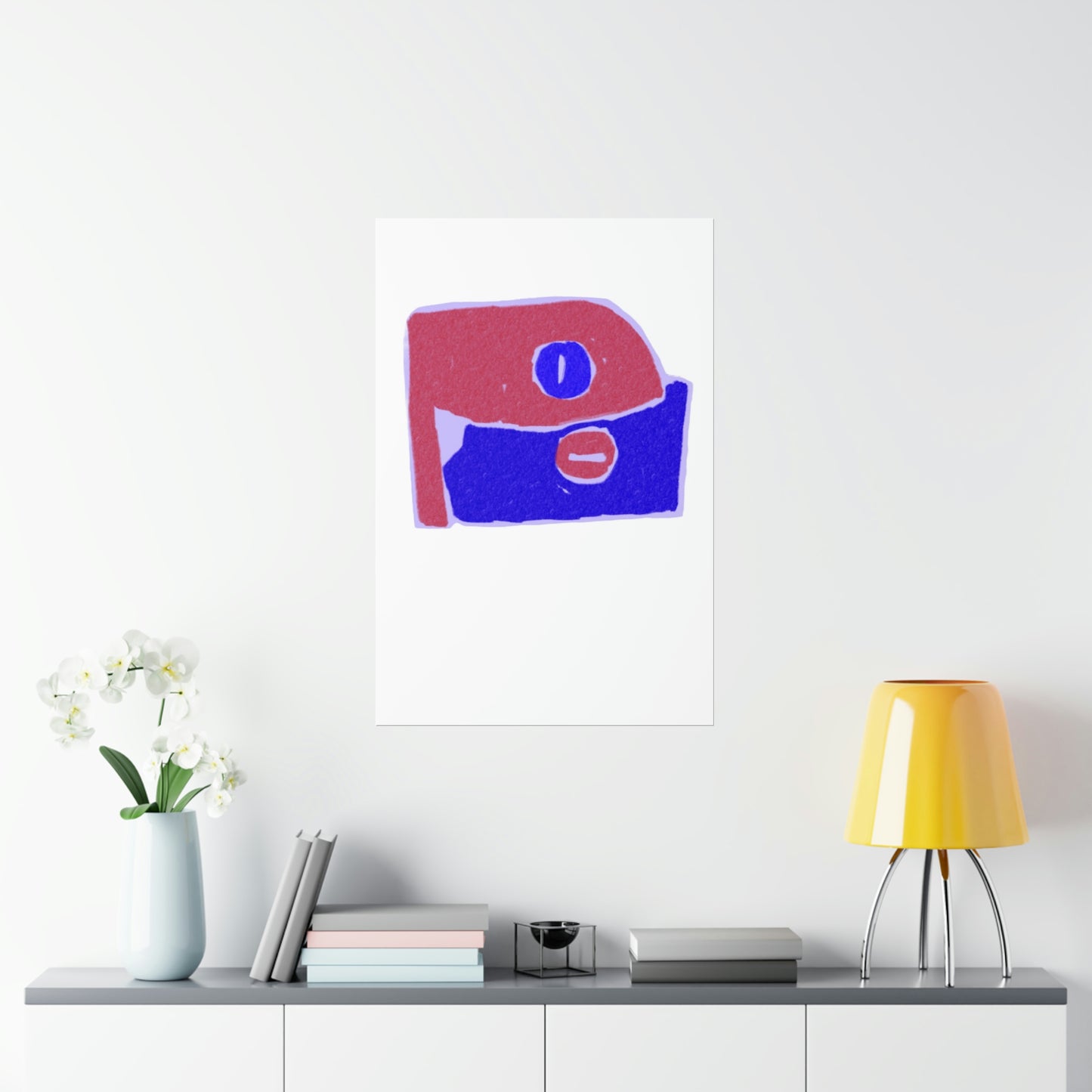 Lunch! Original Reptile Artwork Poster