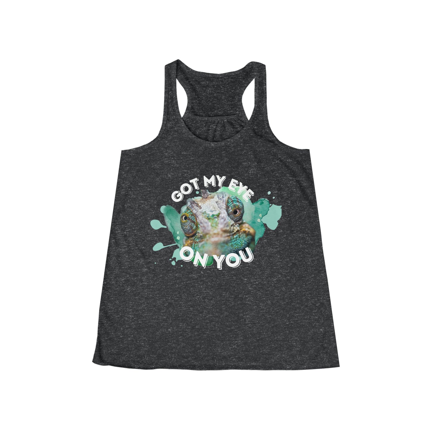 Got My Eye On You Women's Flowy Racerback Tank