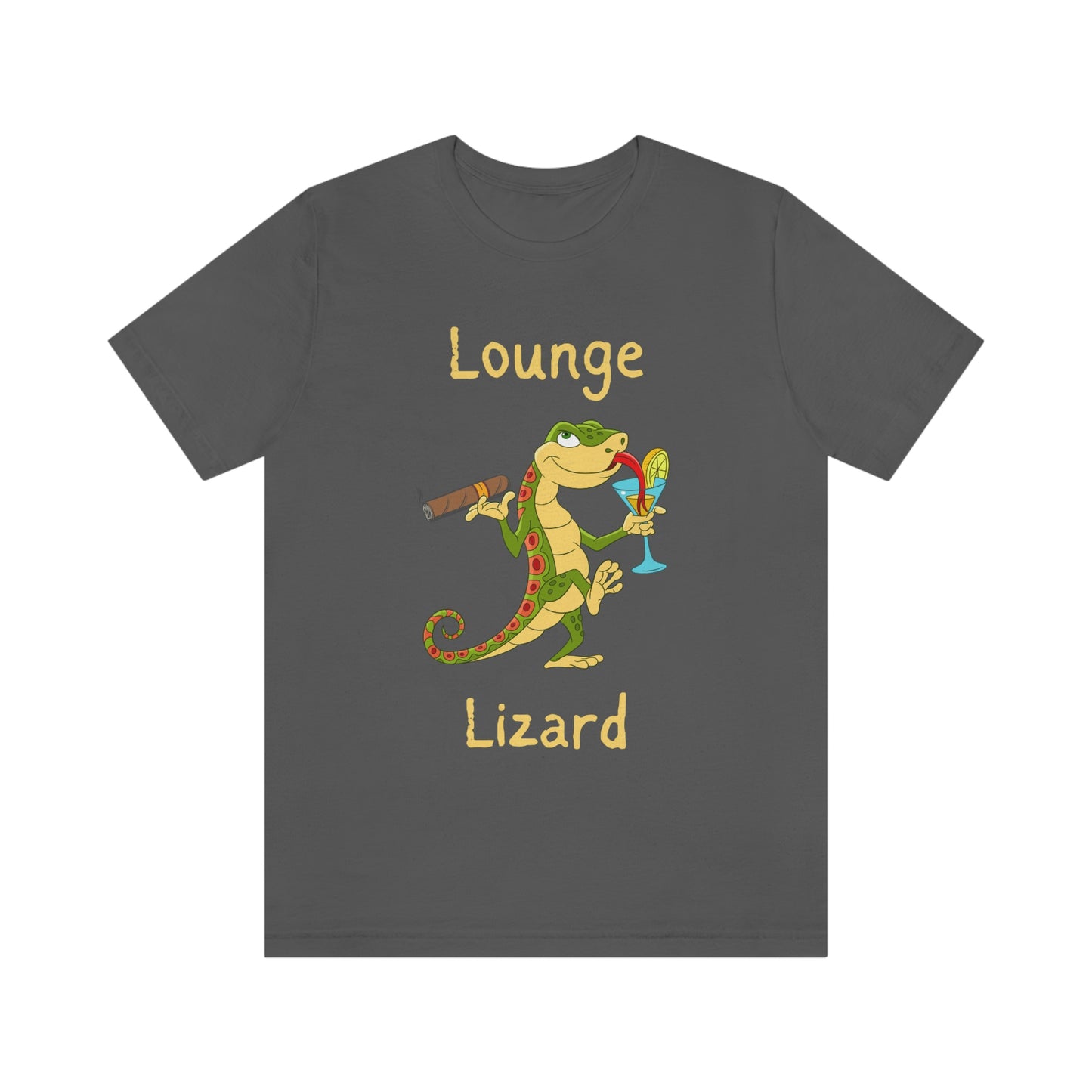 Lounge Lizard Funny Reptile Themed T- Shirt