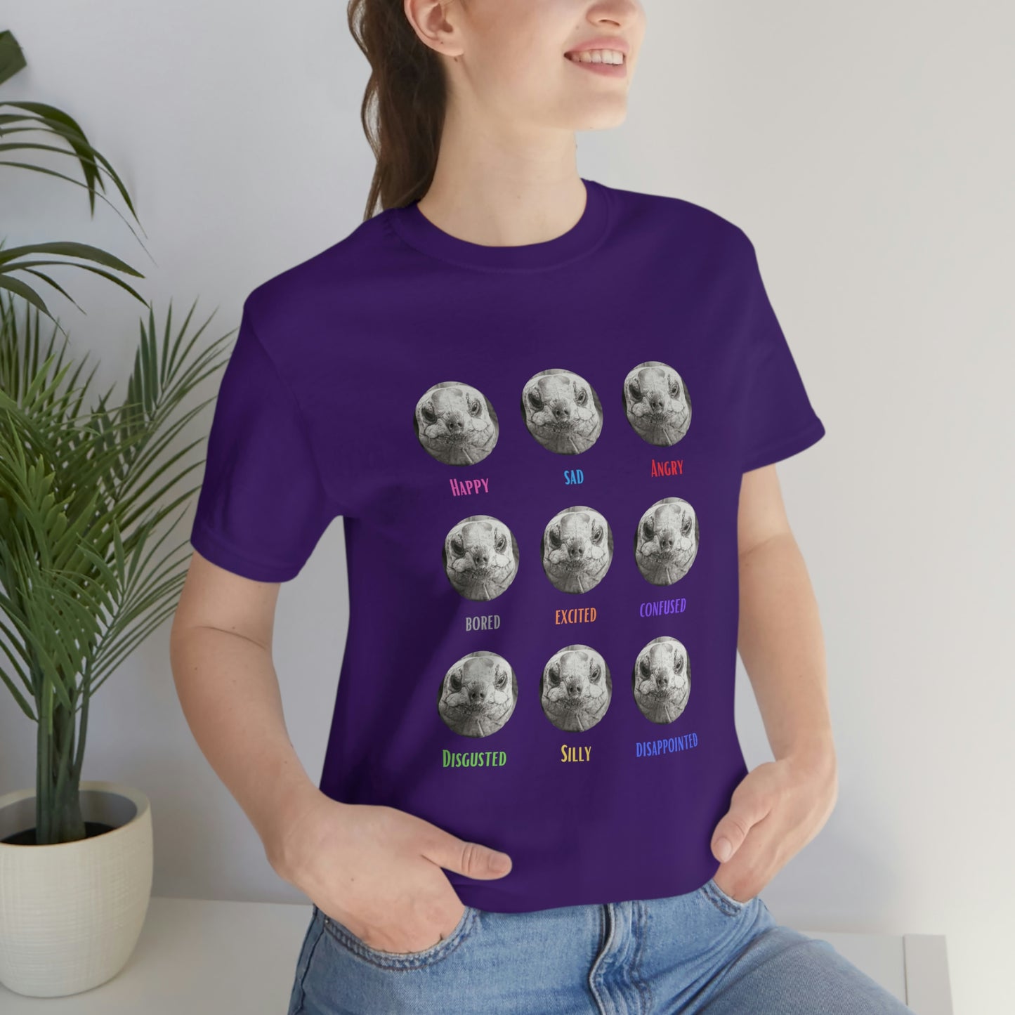 Emotional Tortoise Unisex Short Sleeve Tee