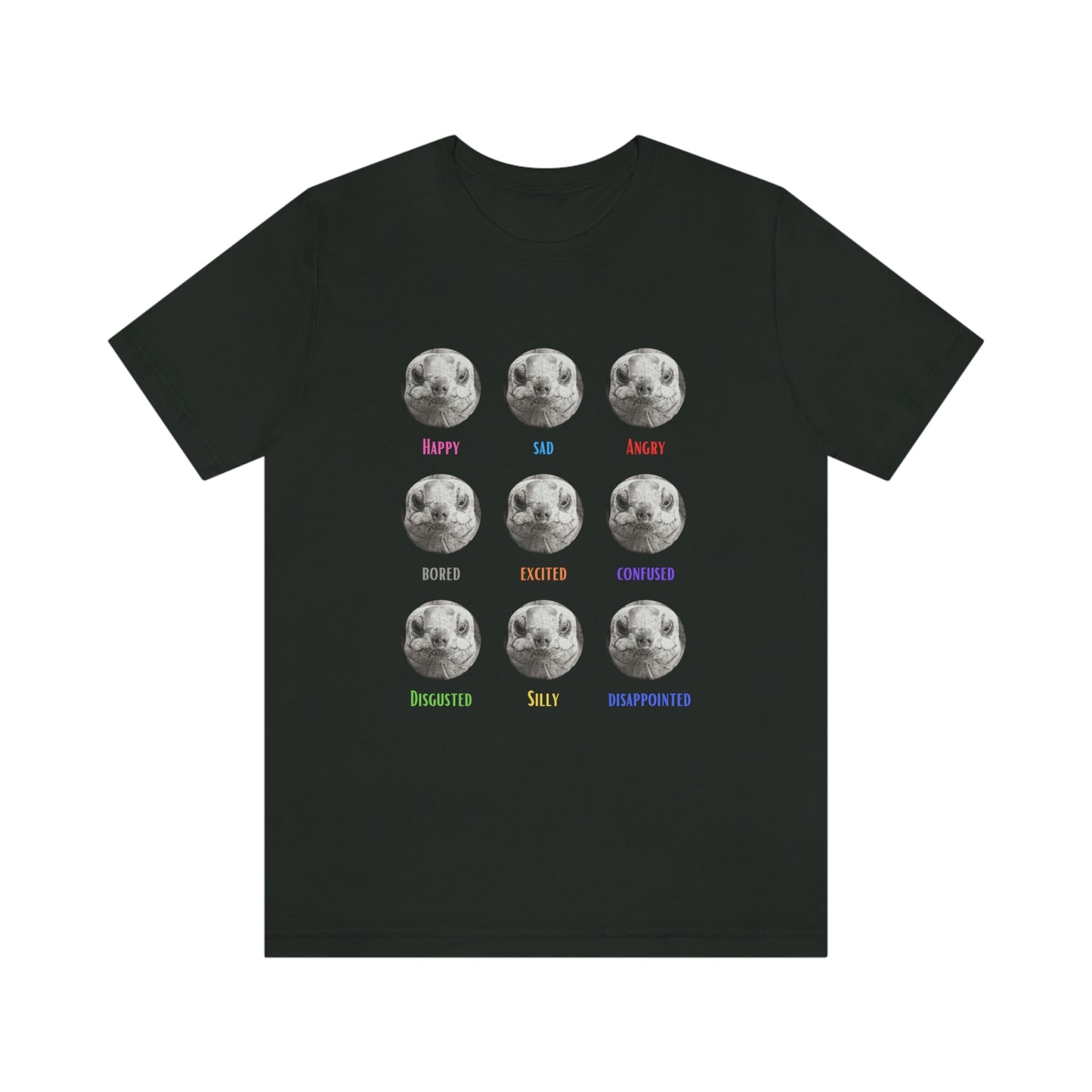Emotional Tortoise Unisex Short Sleeve Tee