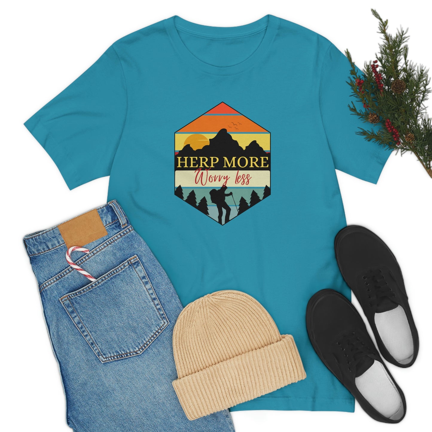 Herp More, Worry Less T shirt