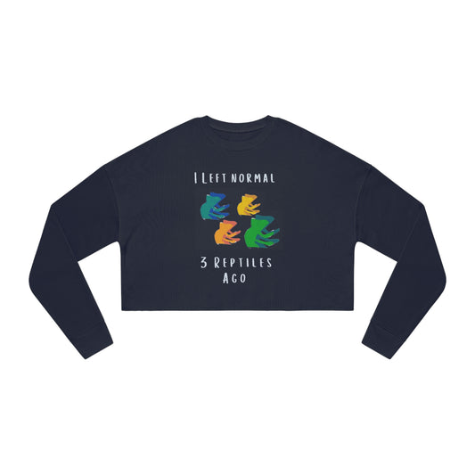 Reptile Lunch! Cropped Sweatshirt