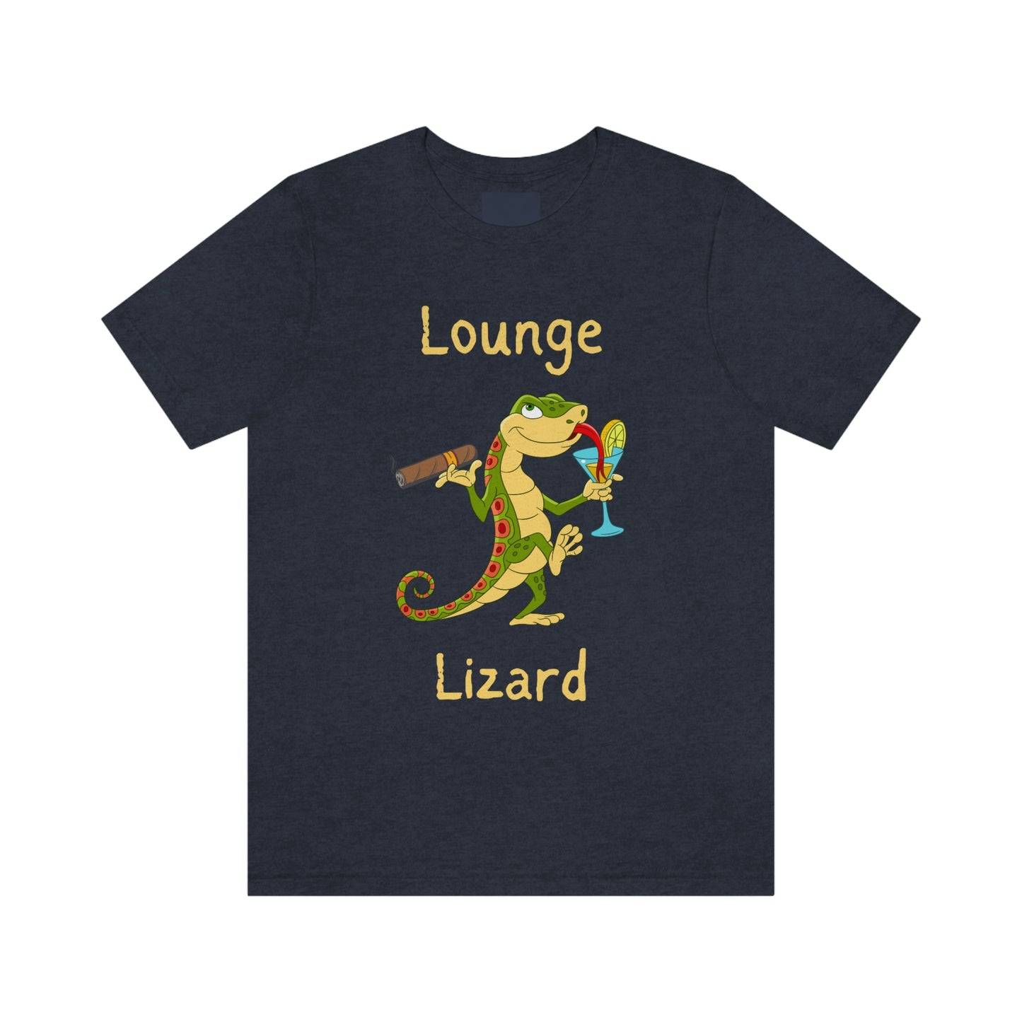 Lounge Lizard Funny Reptile Themed T- Shirt