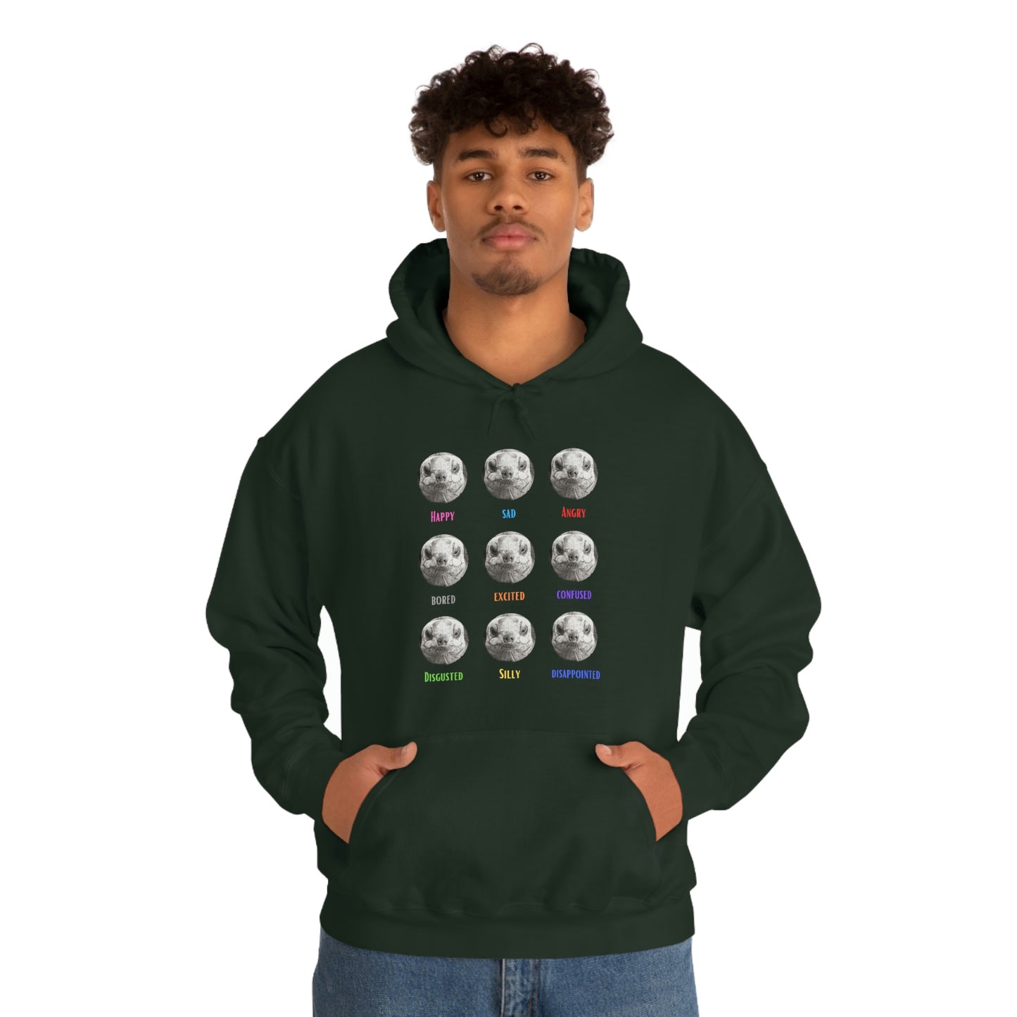 Emotional Tortoise Hooded Sweatshirt