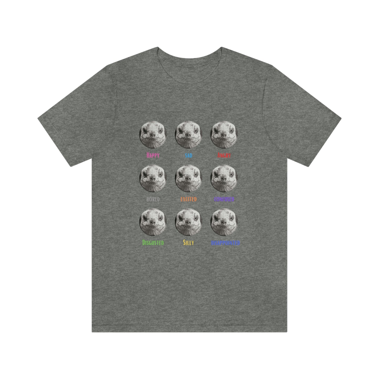 Emotional Tortoise Unisex Short Sleeve Tee