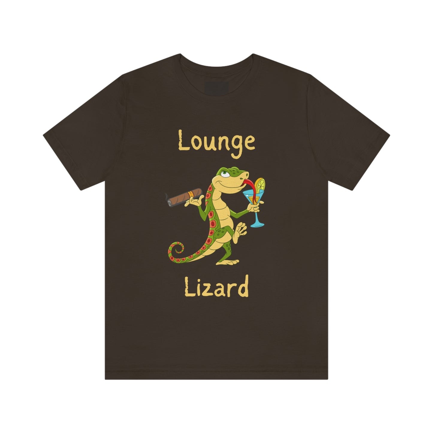 Lounge Lizard Funny Reptile Themed T- Shirt