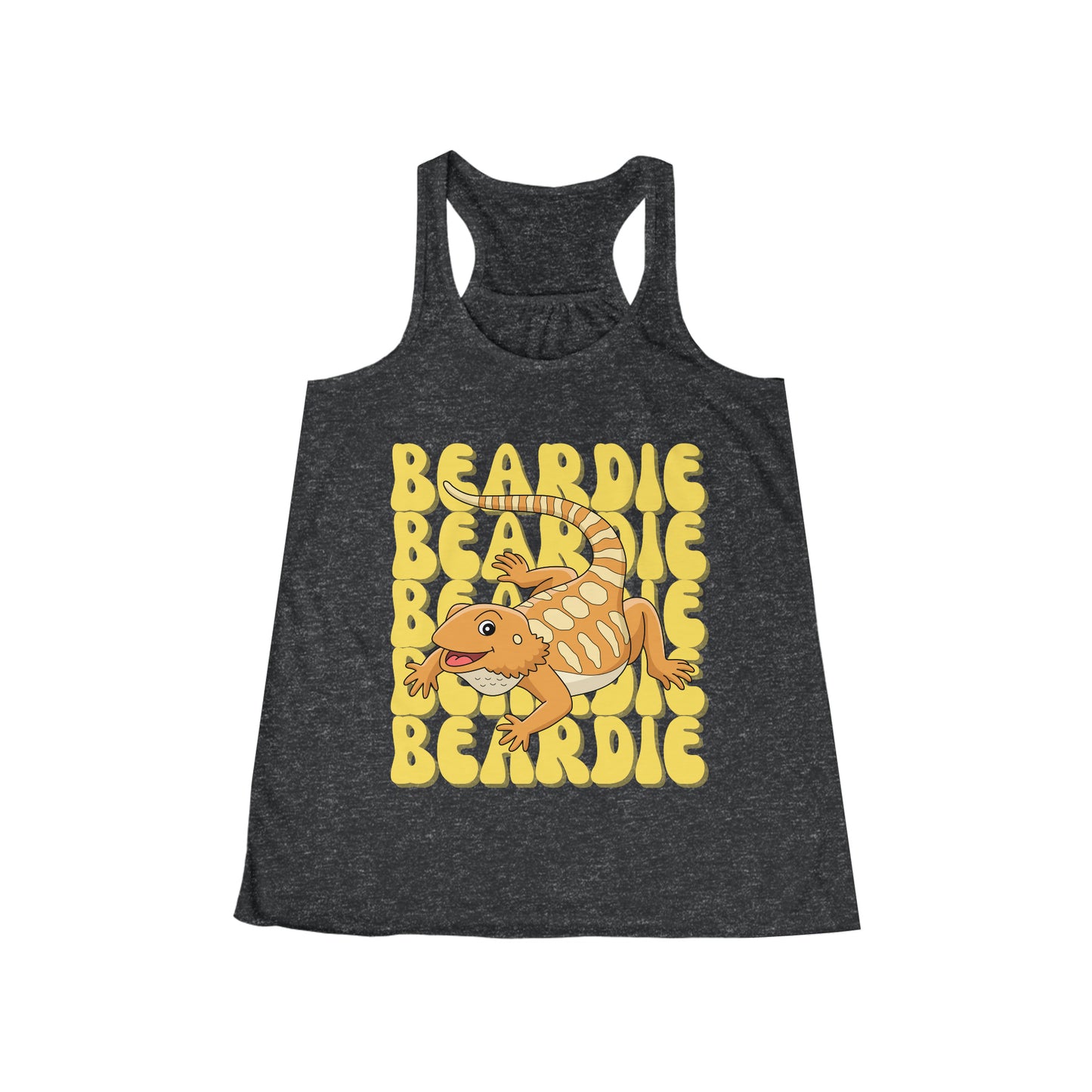 Beardie Beardie! Women's Flowy Racerback Tank