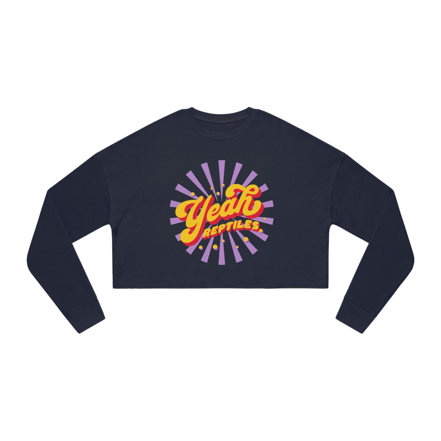 Yeah Reptiles Women's Cropped Sweatshirt