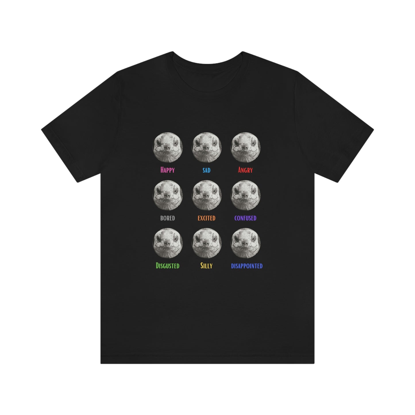 Emotional Tortoise Unisex Short Sleeve Tee