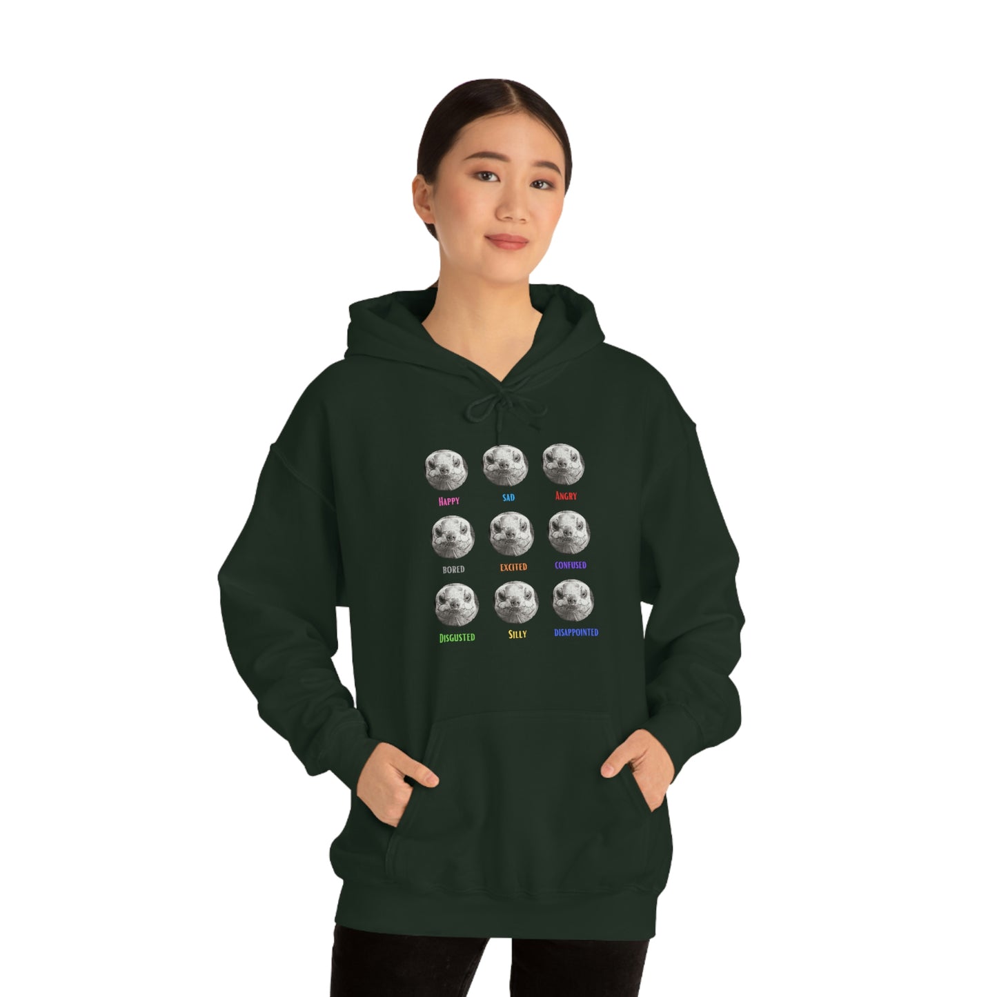 Emotional Tortoise Hooded Sweatshirt