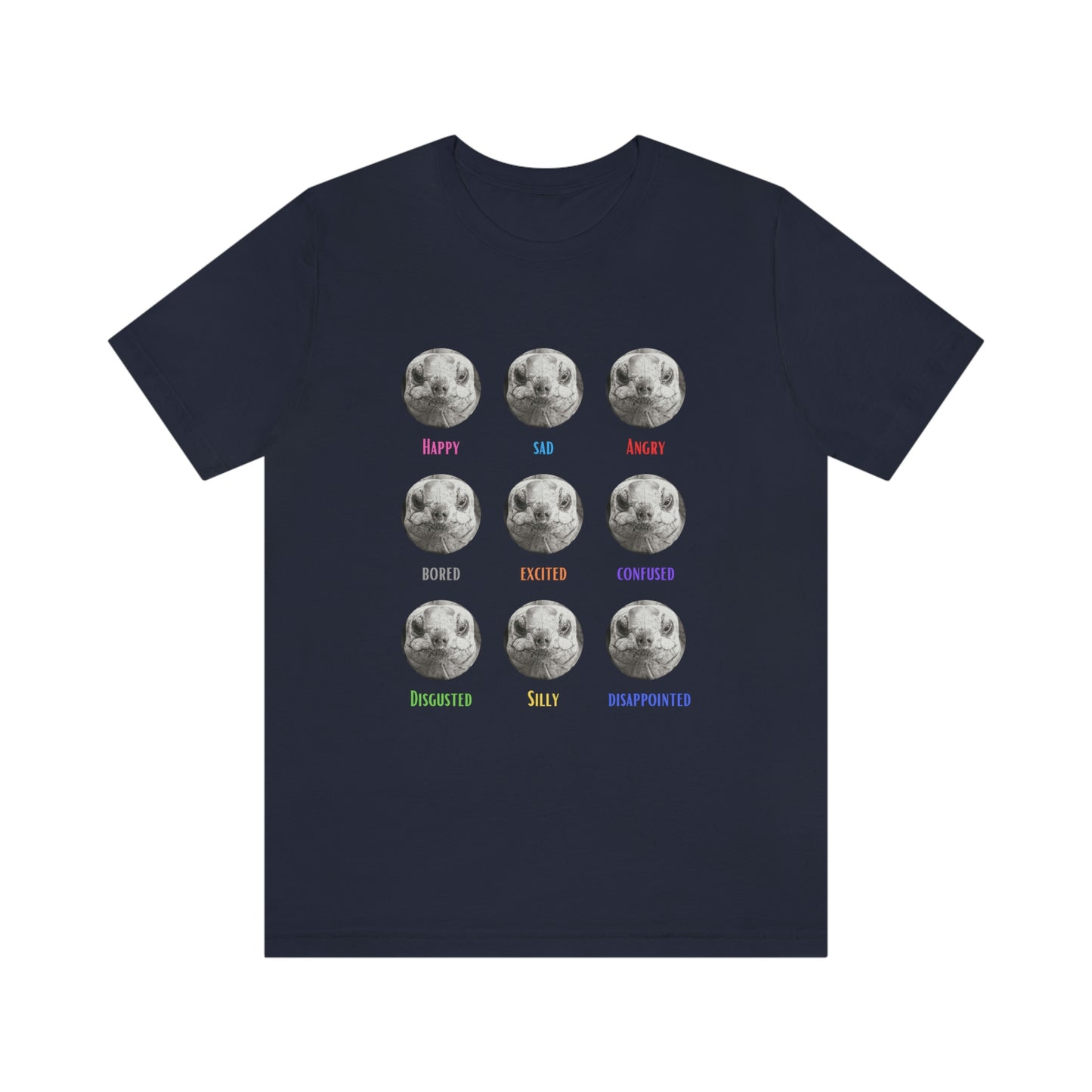 Emotional Tortoise Unisex Short Sleeve Tee