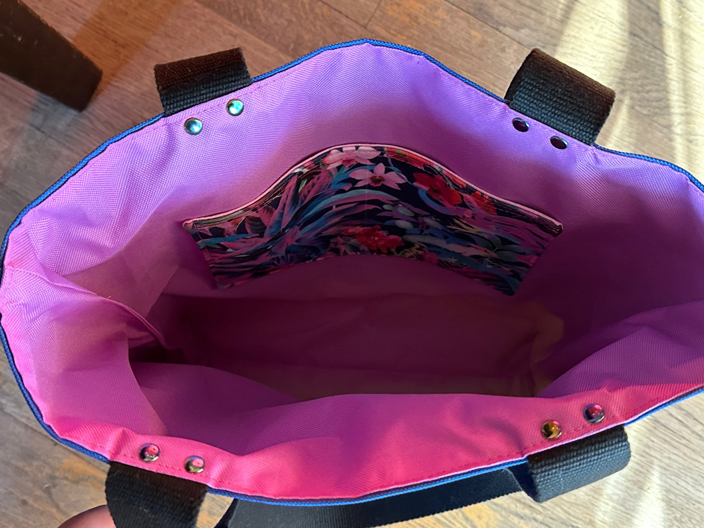 Pink Jungle and Reptiles Tote Bag