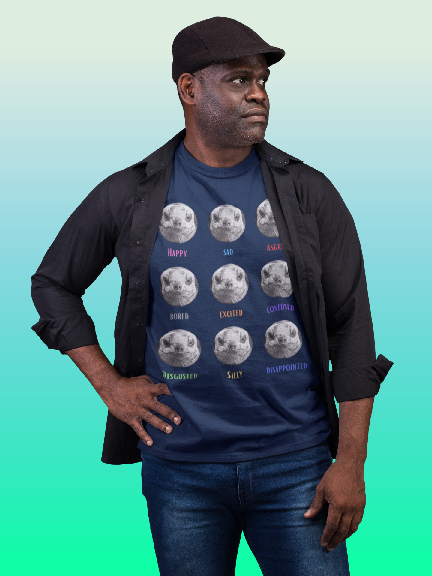 Emotional Tortoise Unisex Short Sleeve Tee