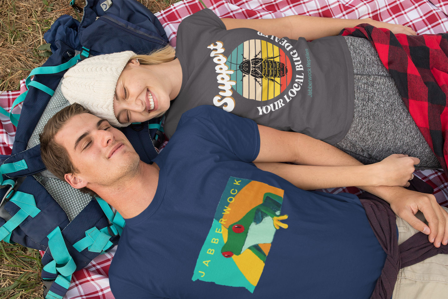 Jabberwock Reptile's Celebrate Tree Frogs T-shirt
