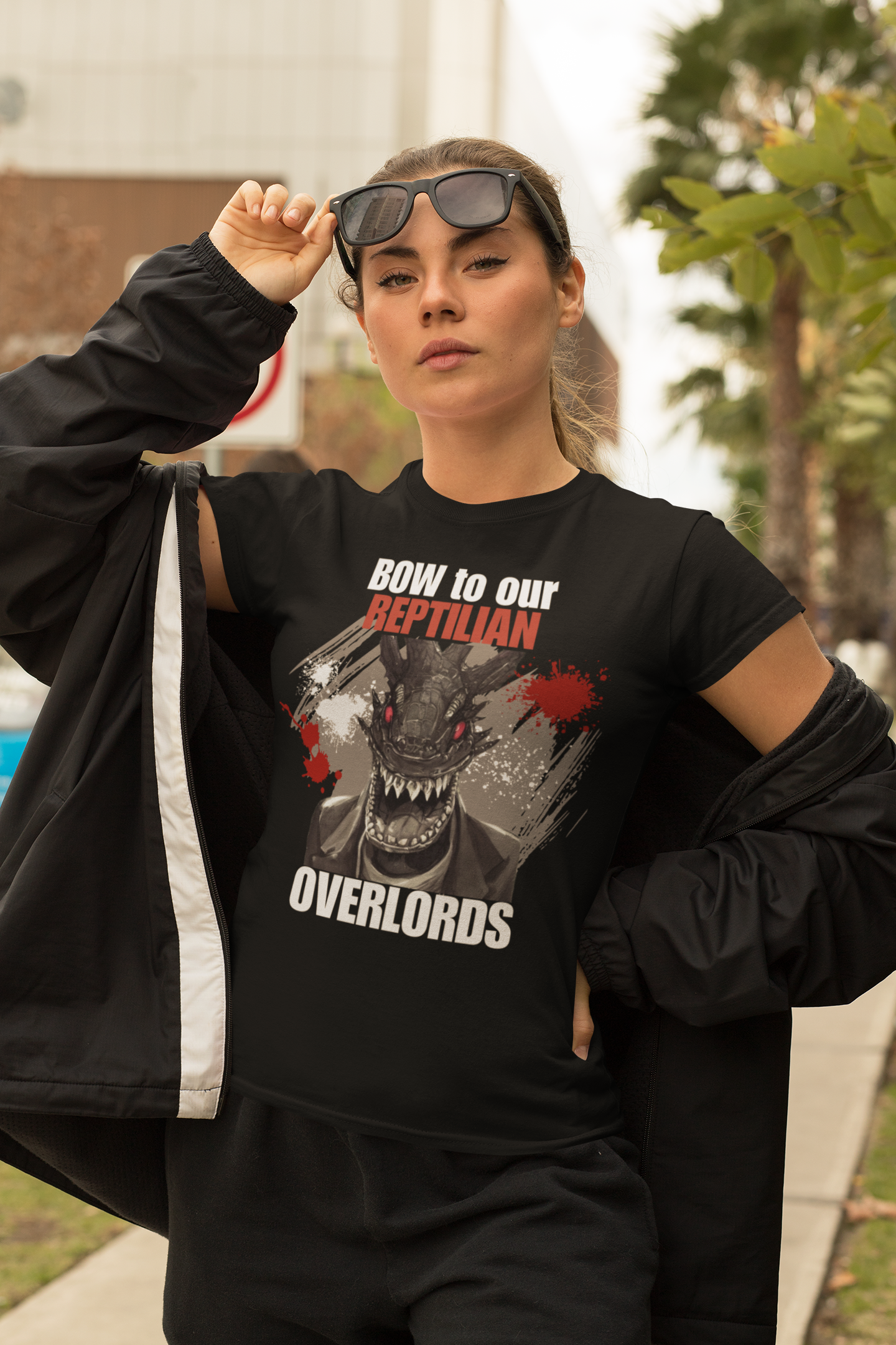 Bow to Our Reptilian Overlords Tee