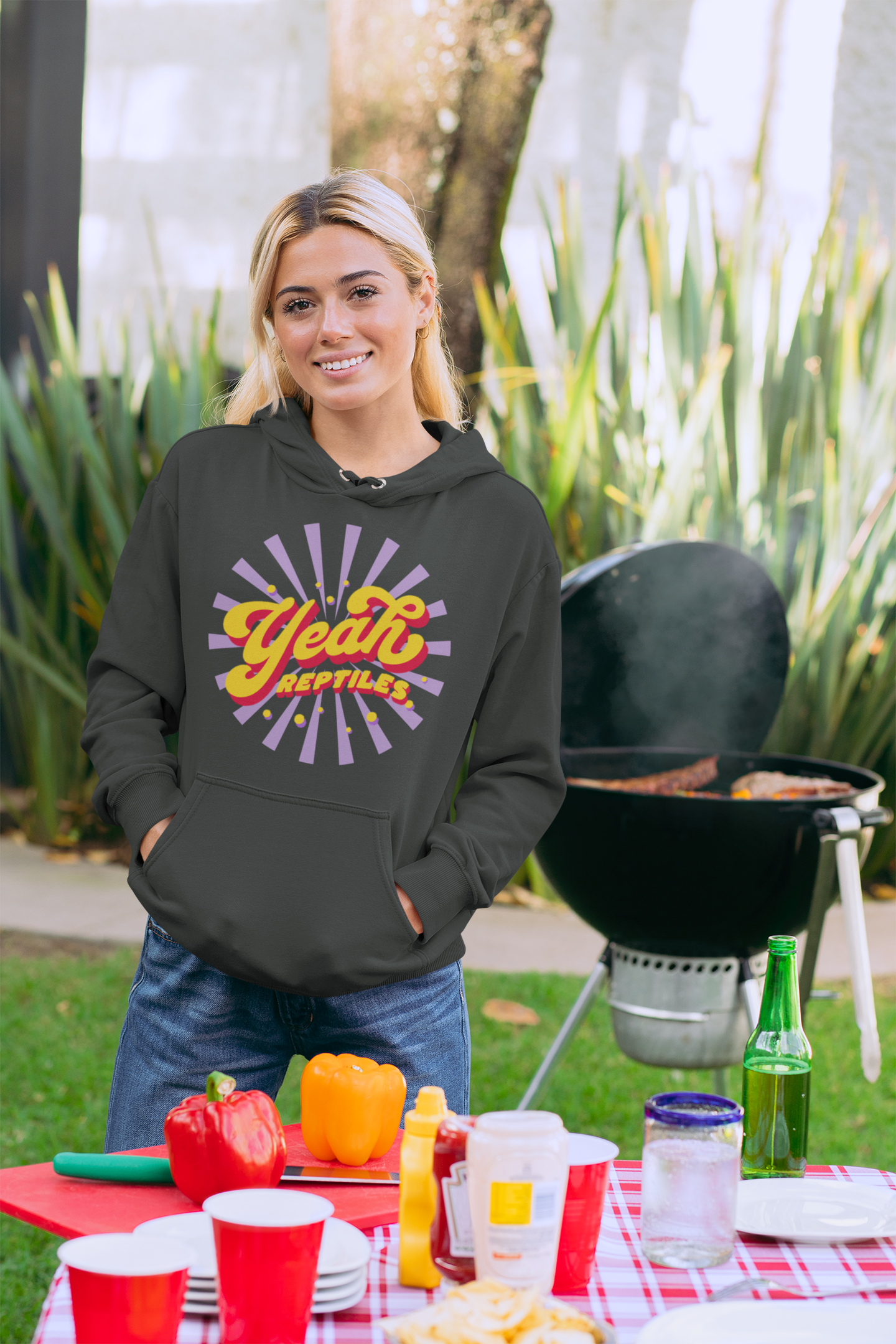 Yeah Reptiles Hoodie Sweatshirt