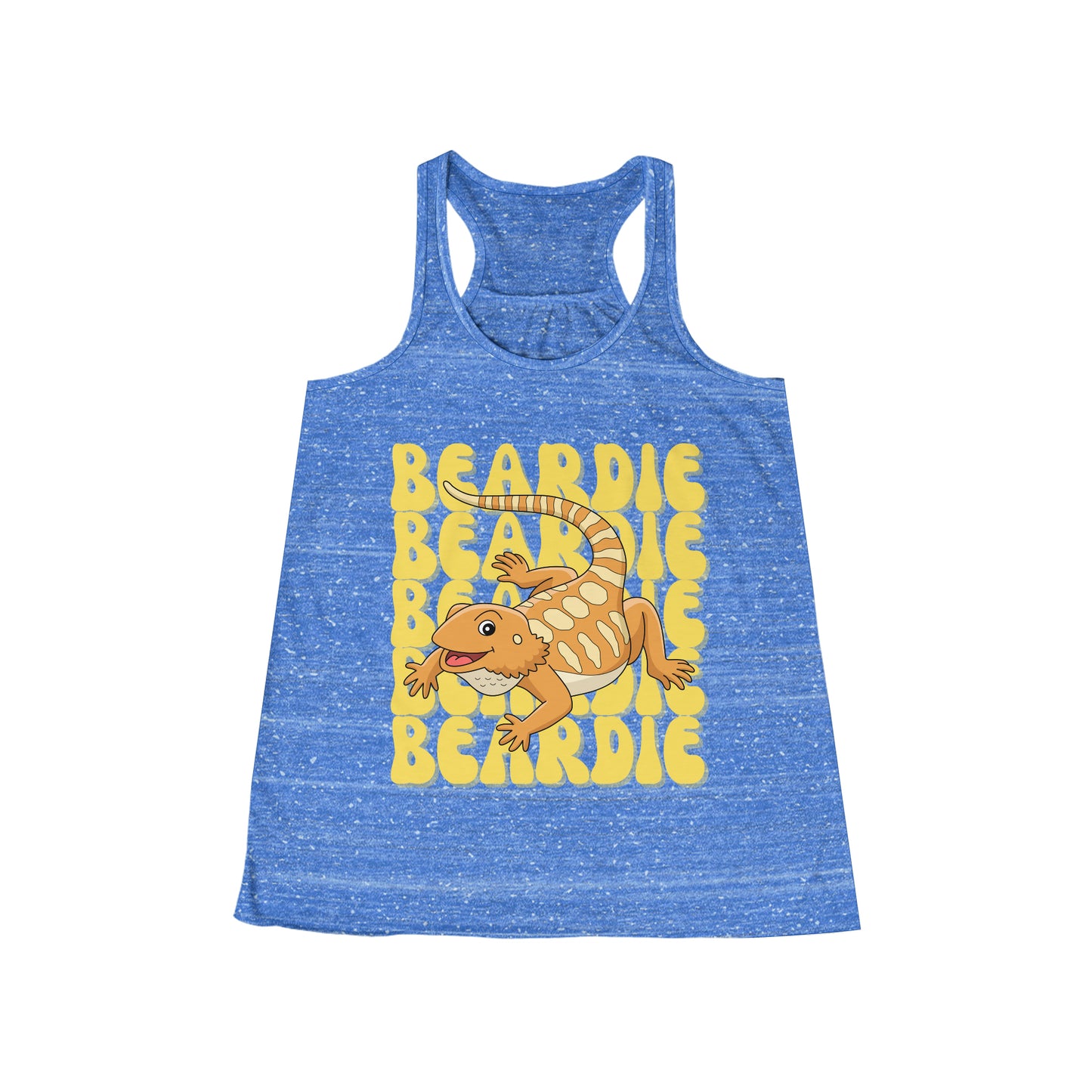 Beardie Beardie! Women's Flowy Racerback Tank