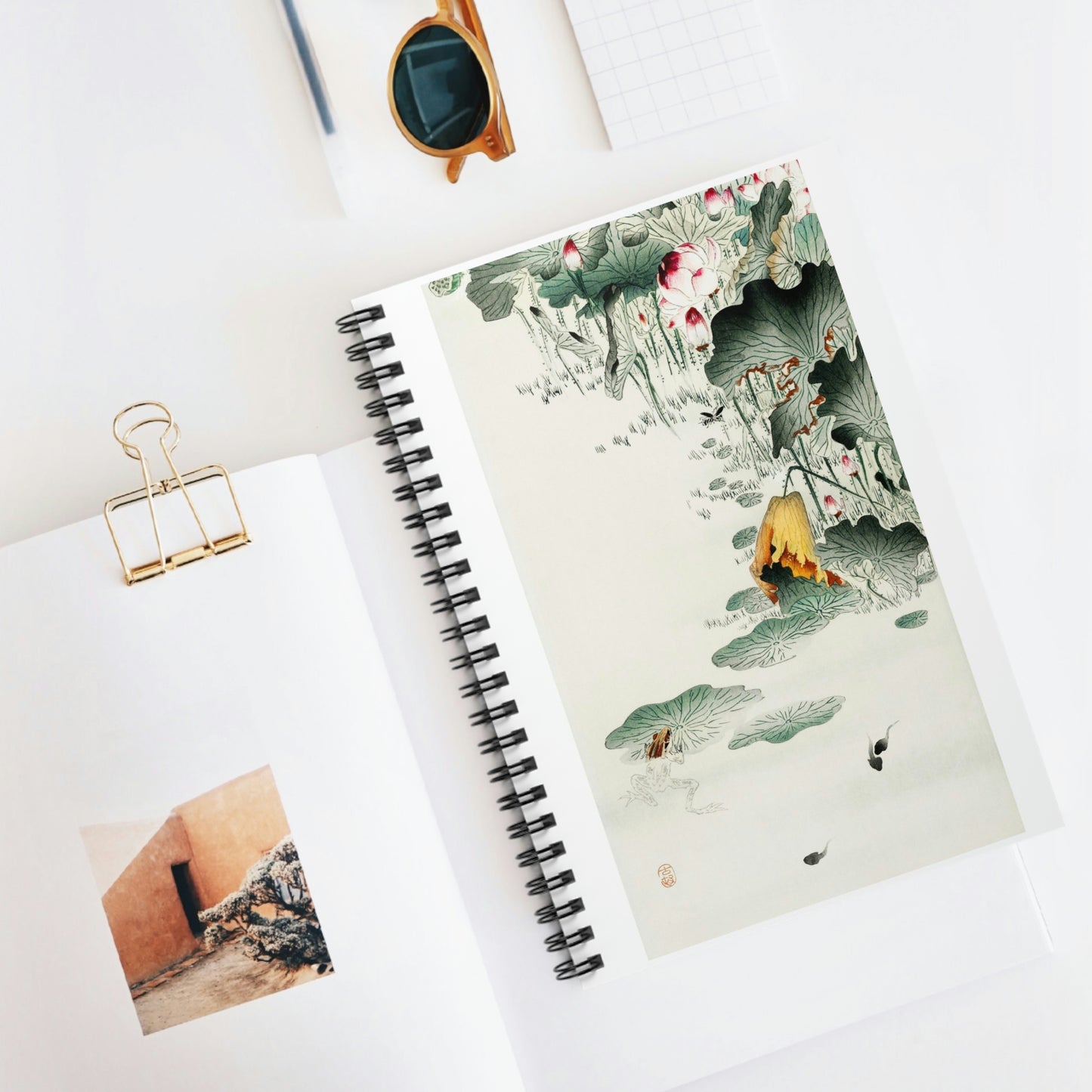 Frogs and Tadpoles Ohara Koson Notebook