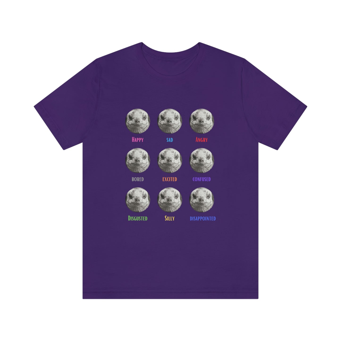 Emotional Tortoise Unisex Short Sleeve Tee