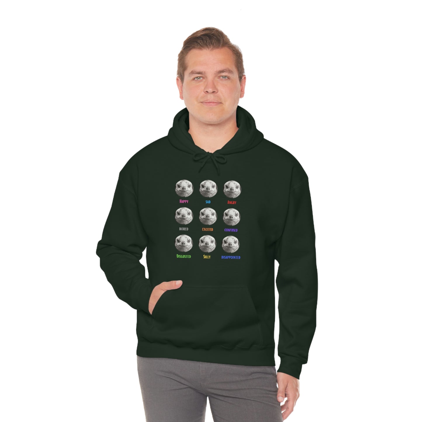 Emotional Tortoise Hooded Sweatshirt