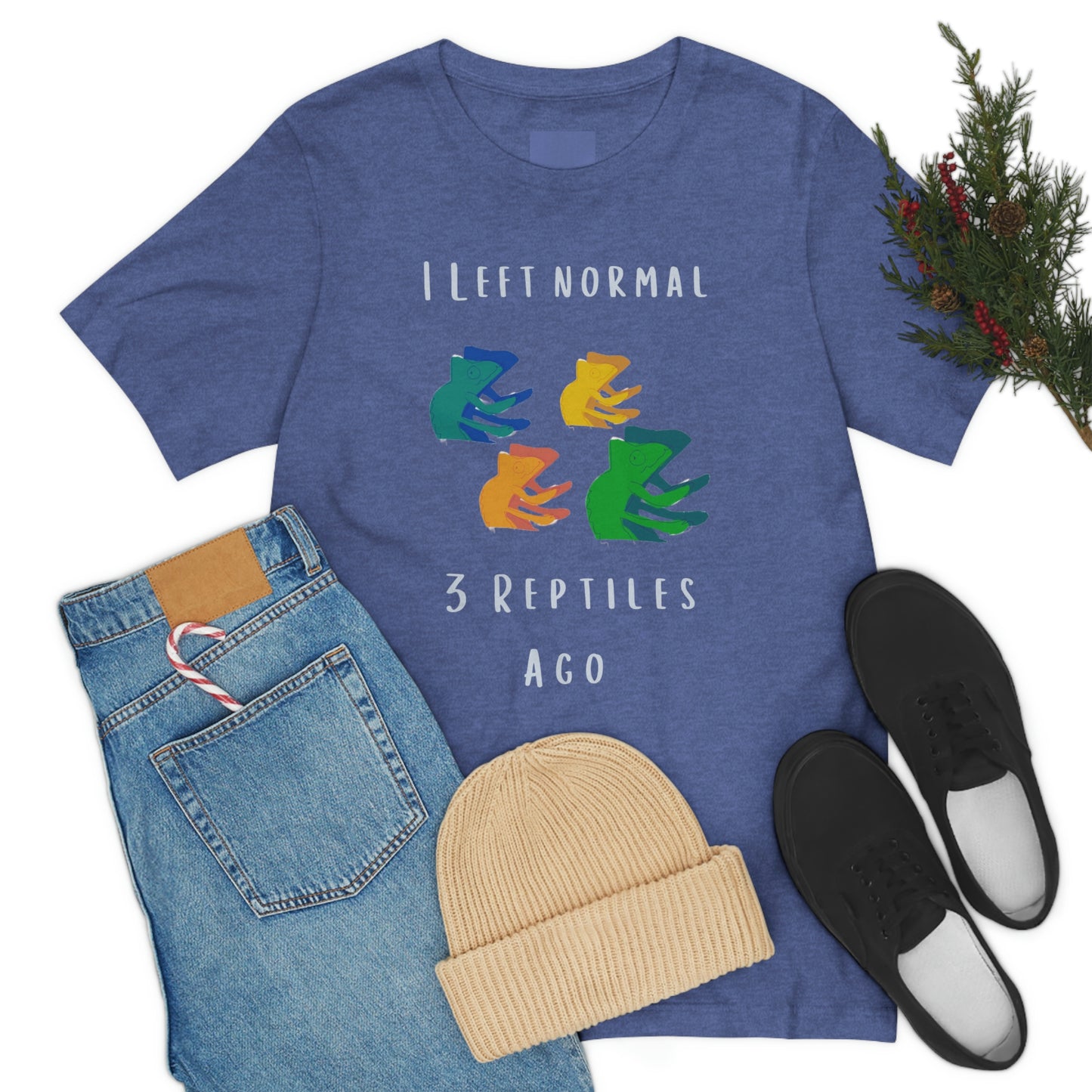 I Left Normal 3 Reptiles Ago Funny Reptile Themed T-Shirt