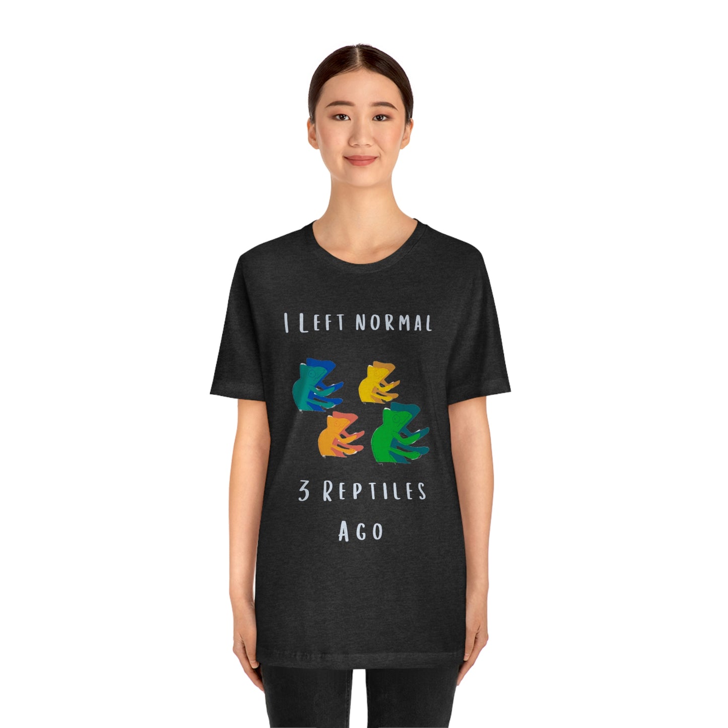 I Left Normal 3 Reptiles Ago Funny Reptile Themed T-Shirt