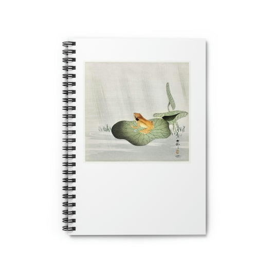 Frog on Lotus Leaf Notebook Ohara Koson