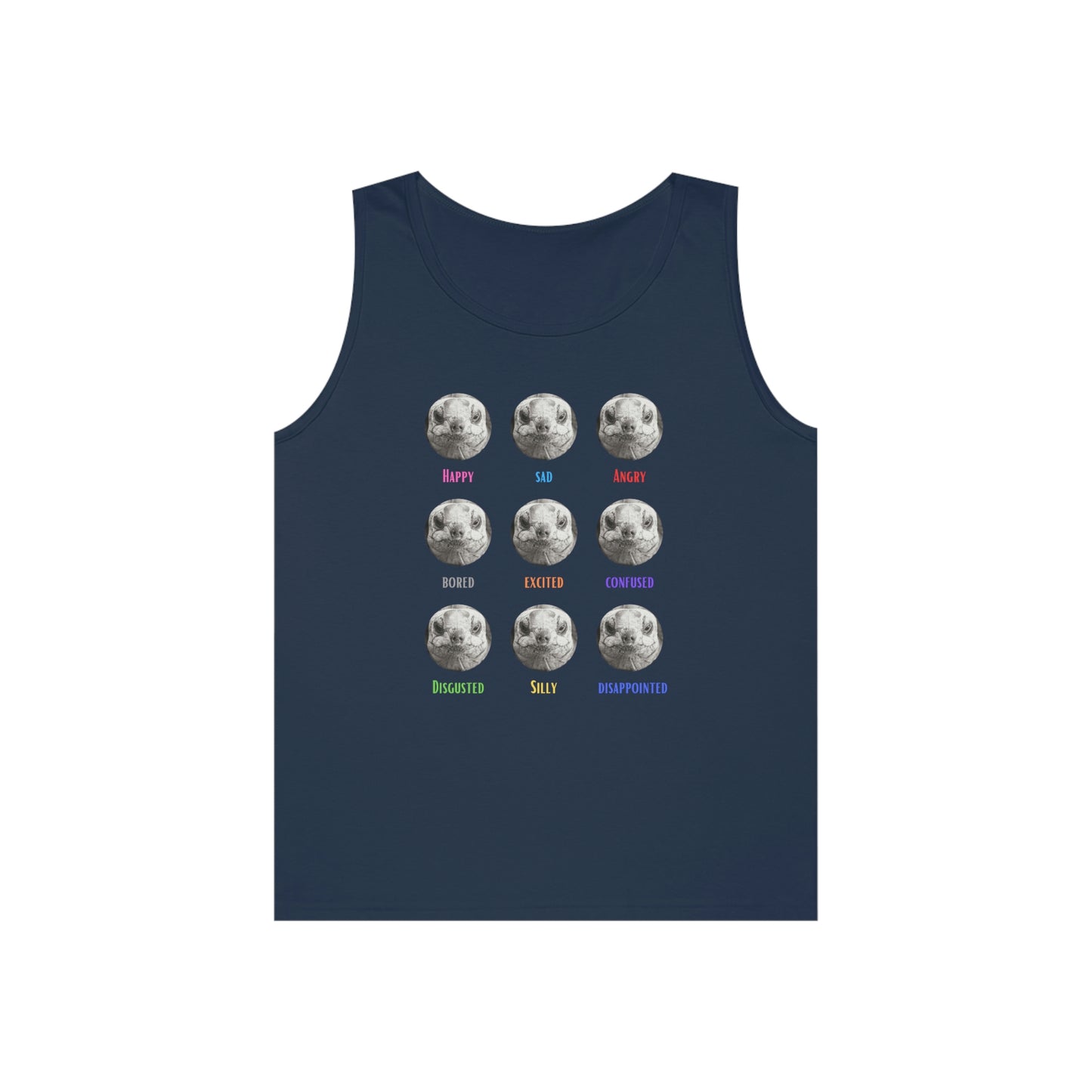 Emotional Tortoise Heavy Cotton Tank Top