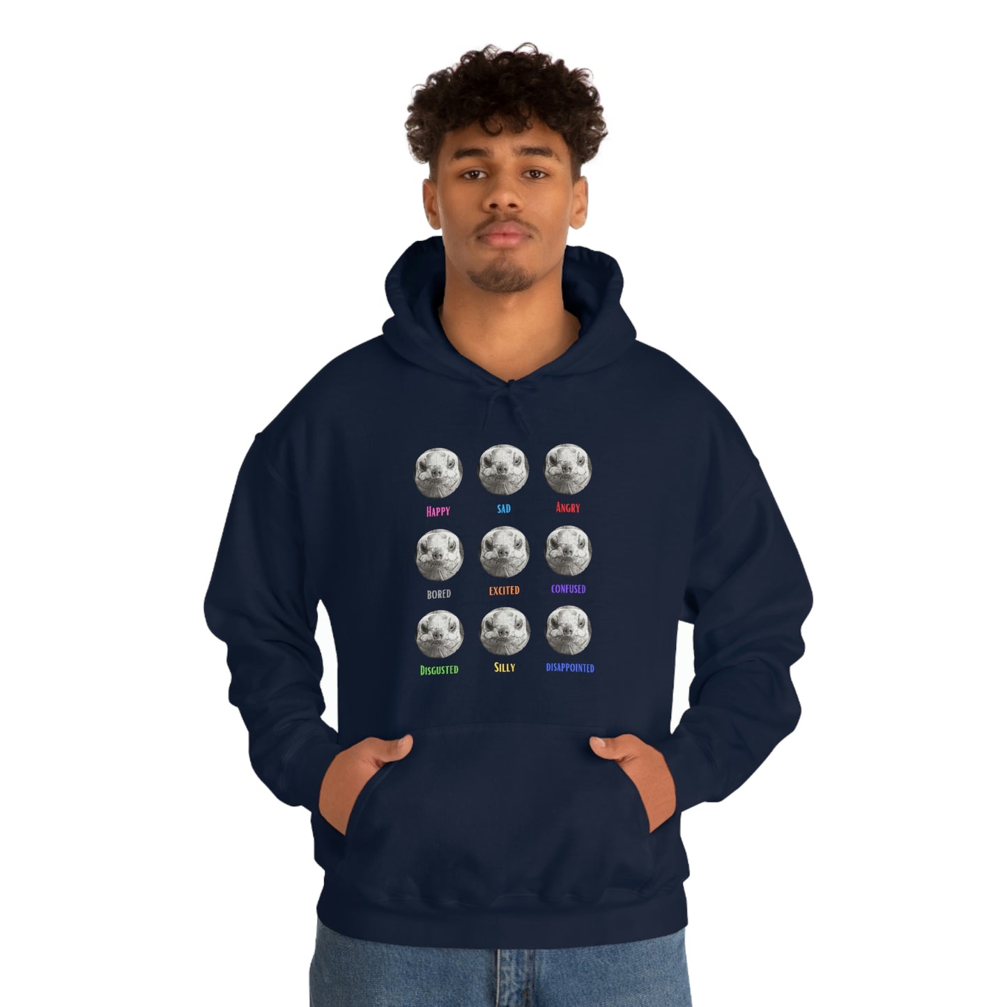 Emotional Tortoise Hooded Sweatshirt
