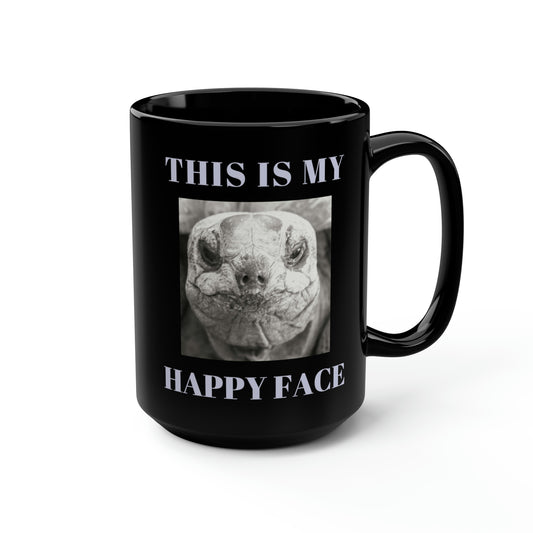 This is My Happy Face 15 oz Tortoise Mug