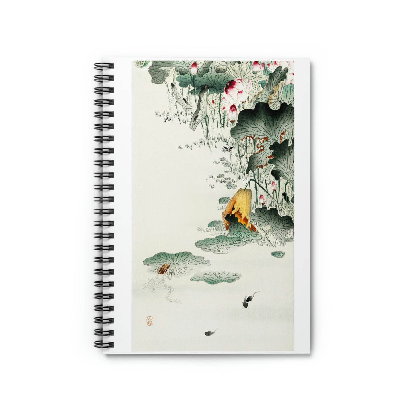 Frogs and Tadpoles Ohara Koson Notebook
