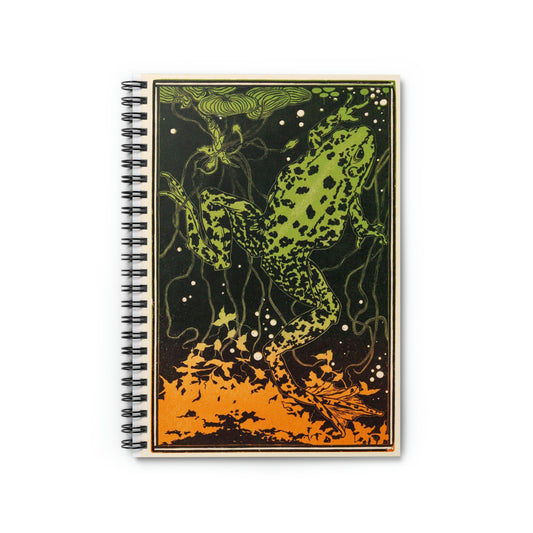 Swimming Frog by Julie DeGraag Notebook